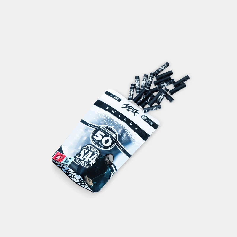 MedusaFilters × 187 Hybrid Aktivkohlefilter 6 mm – 50er Pack