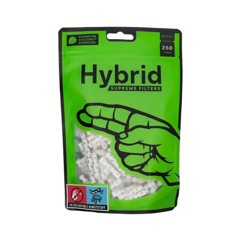 Hybrid Supreme Aktivkohlefilter - 6.4mm (250er Beutel)