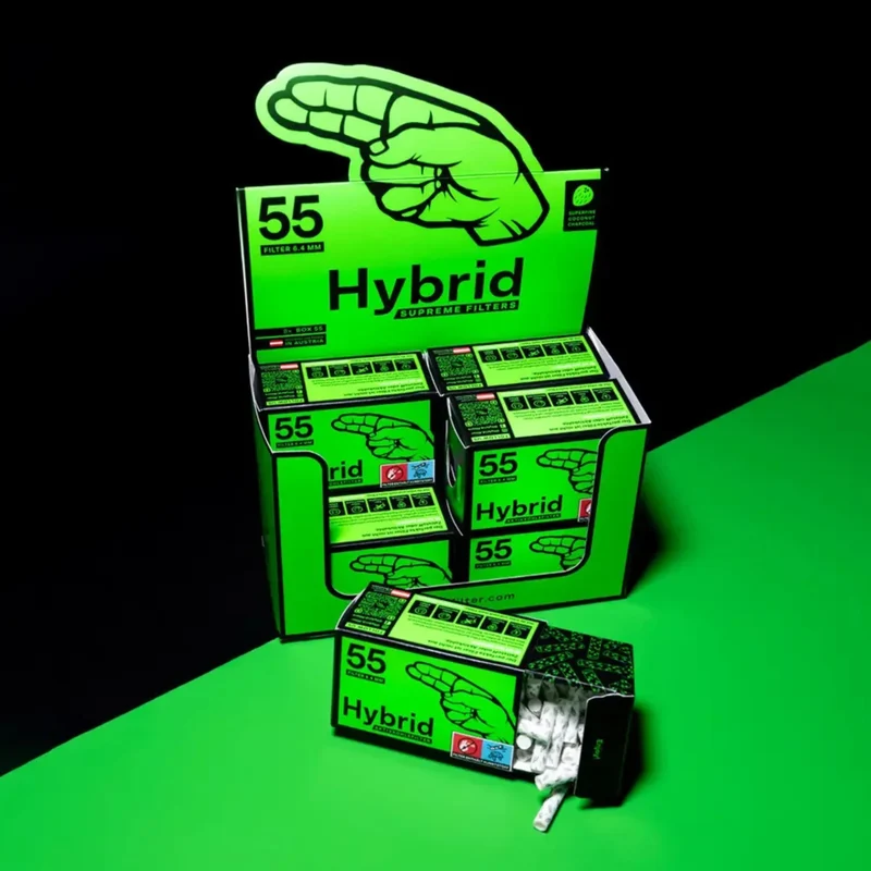 Hybrid Supreme Aktivkohlefilter - 6.4mm (8 x 55 Stk.)
