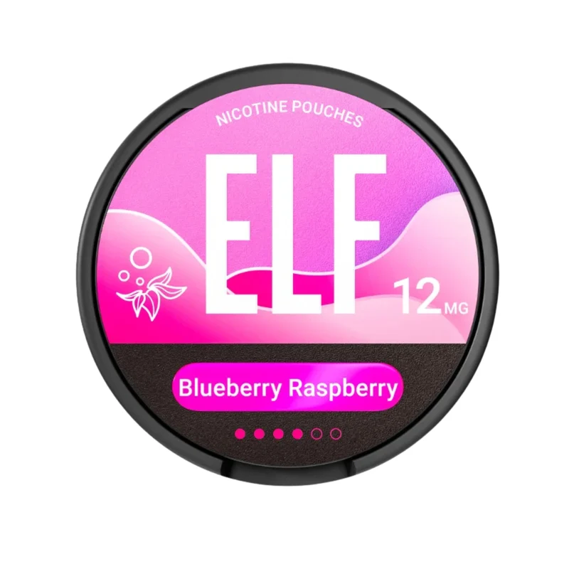 Elf Bar ELF SNUS Blueberry Raspberry – Nikotin Pouches 12 mg/g