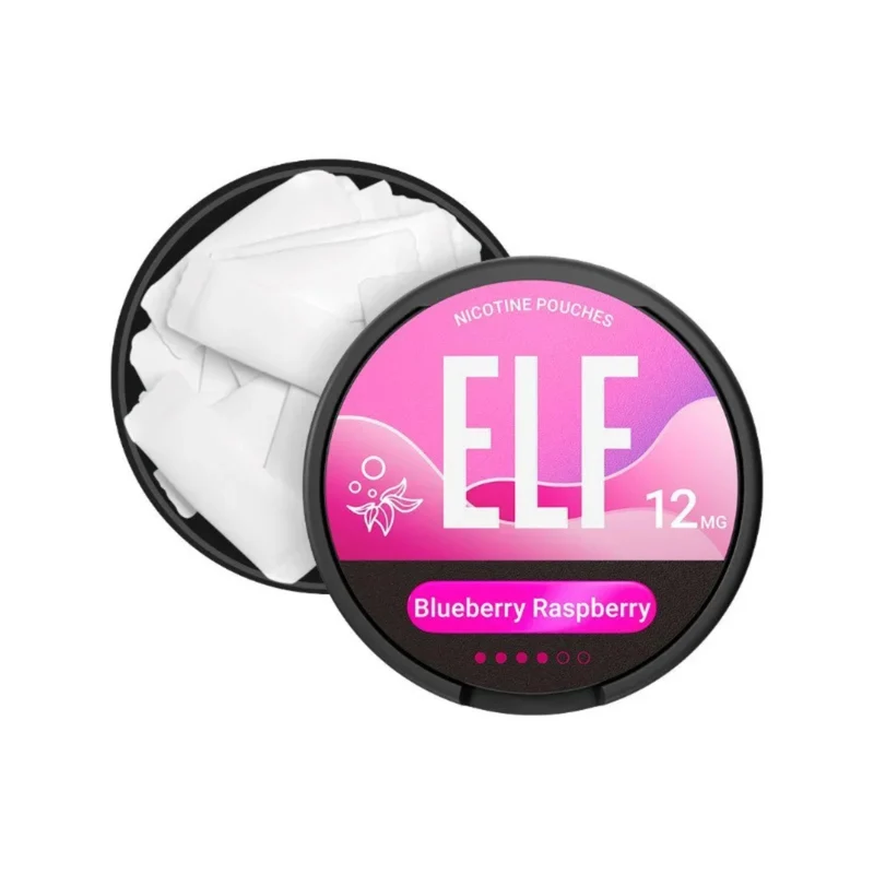 Elf Bar ELF SNUS Blueberry Raspberry – Nikotin Pouches 12 mg/g