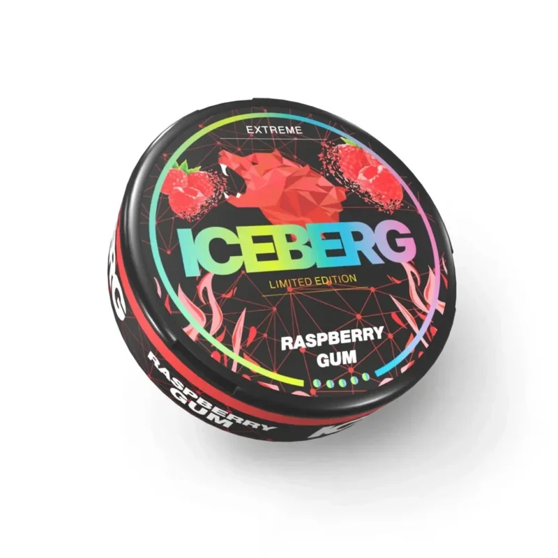 Iceberg Strong Raspberry Gum – All White Snus 50 mg/g