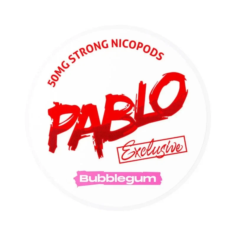 PABLO Exclusive Bubblegum Nikotin Pouches – 50mg/g, 12g Dose