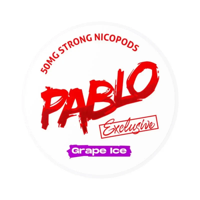 PABLO Exclusive Grape Ice Nikotin Pouches – 50mg/g, 12g Dose