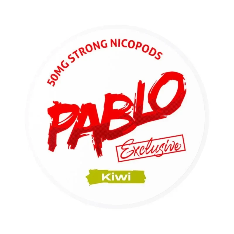 PABLO Exclusive Kiwi Nikotin Pouches – 50mg/g, 12g Dose
