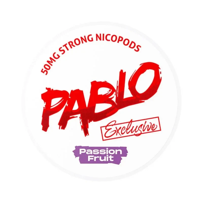 PABLO Exclusive Passion Fruit Nikotin Pouches – 50mg/g, 12g Dose