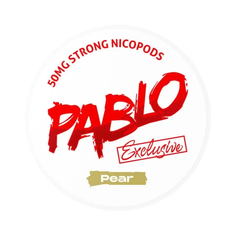 PABLO Exclusive Pear Nikotin Pouches – 50mg/g, 12g Dose