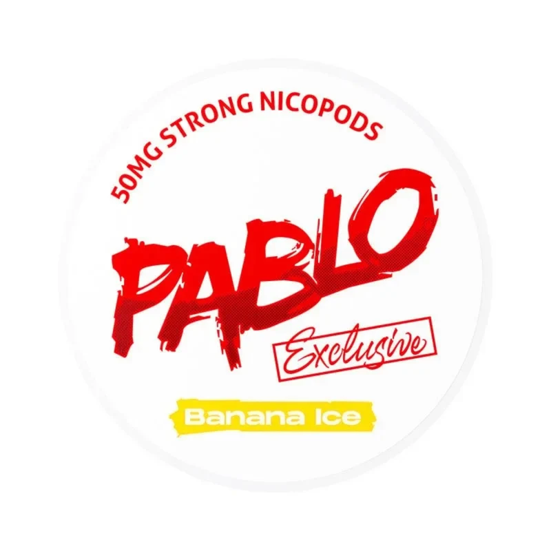PABLO Exclusive Banana Ice Nikotin Pouches – 50mg/g, 12g Dose