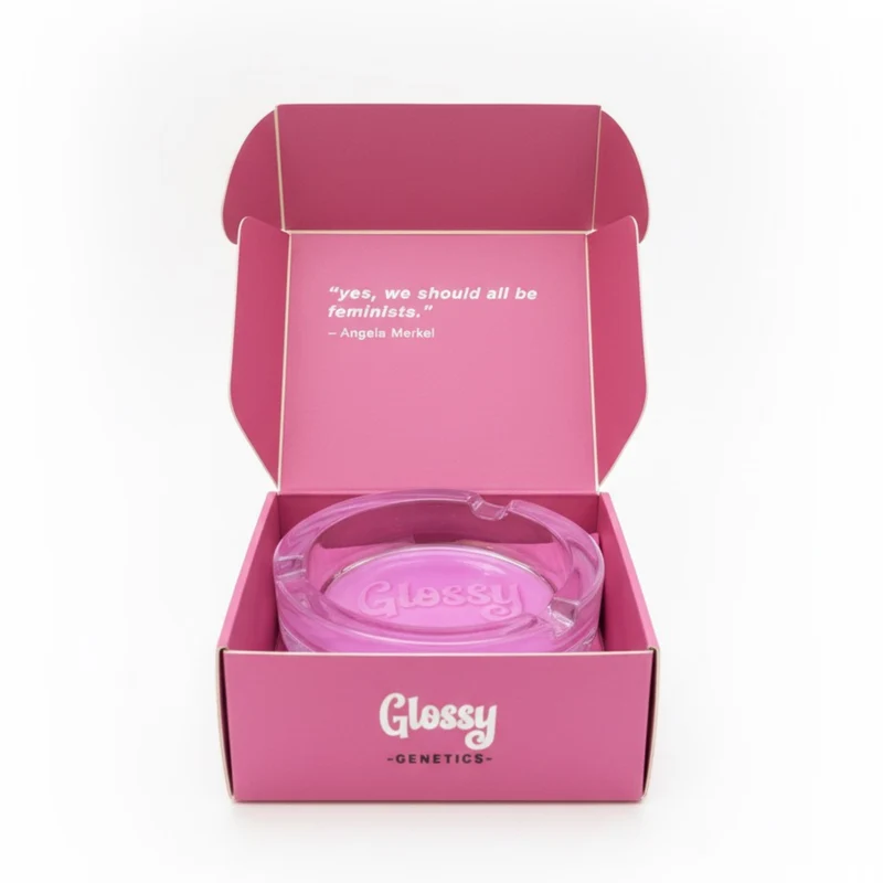 Glossy Genetics Ashtray – Glas Aschenbecher Ø 110 mm