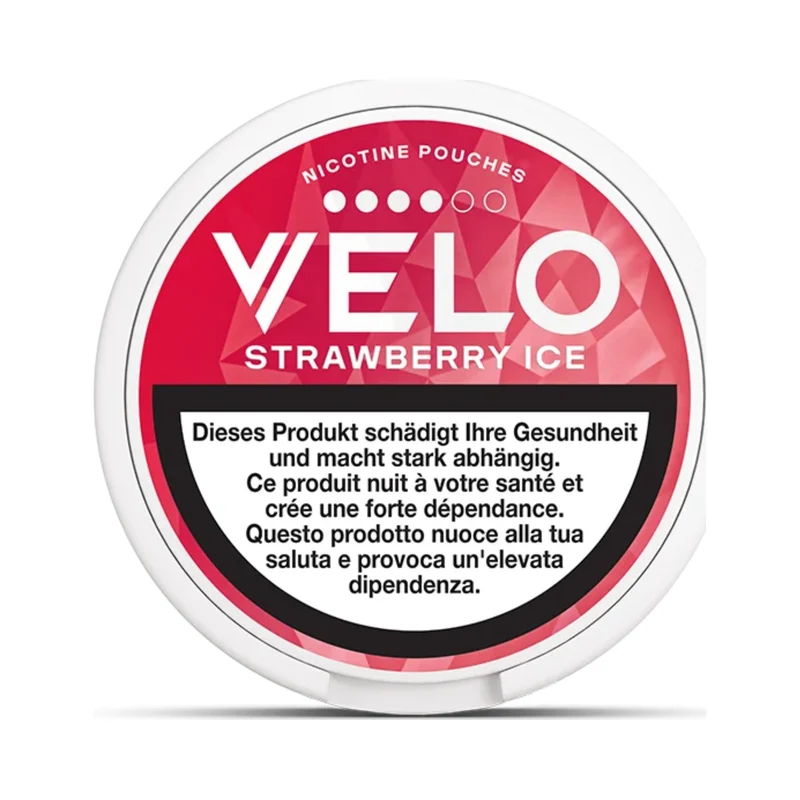 VELO Swiss Edition Strawberry Ice – Snus Pouches Stärke 4/6