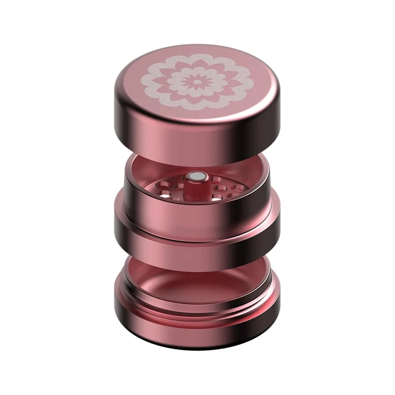 FlowerMill Next-Gen Standard Grinder 2.0" 3-Layers – Pink