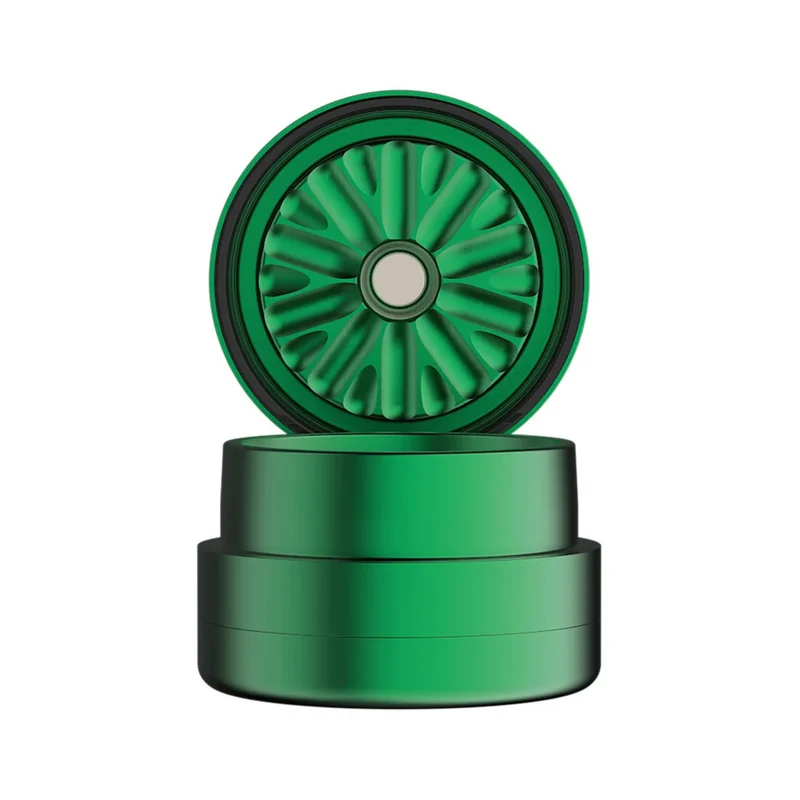 FlowerMill Next-Gen Standard Grinder 2.0" 3-Layers – Grün
