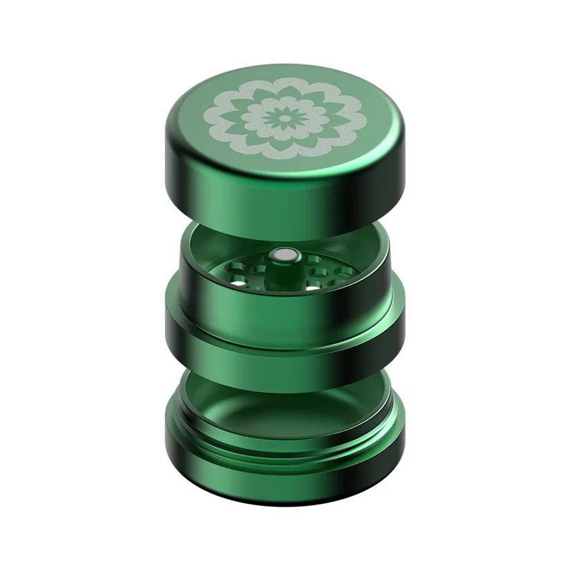 FlowerMill Next-Gen Standard Grinder 2.0" 3-Layers – Grün