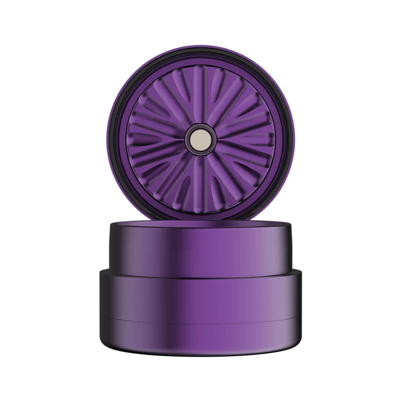 FlowerMill Next-Gen Standard Grinder 2.5" 3-Layers – Purple