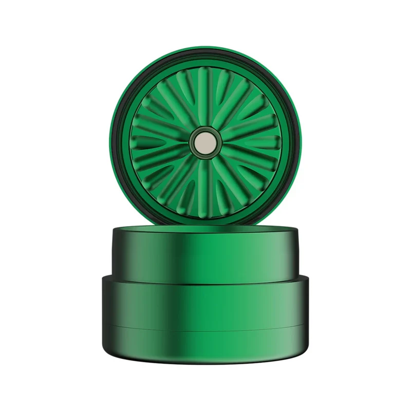 FlowerMill Next-Gen Standard Grinder 2.5" 3-Layers – Grün