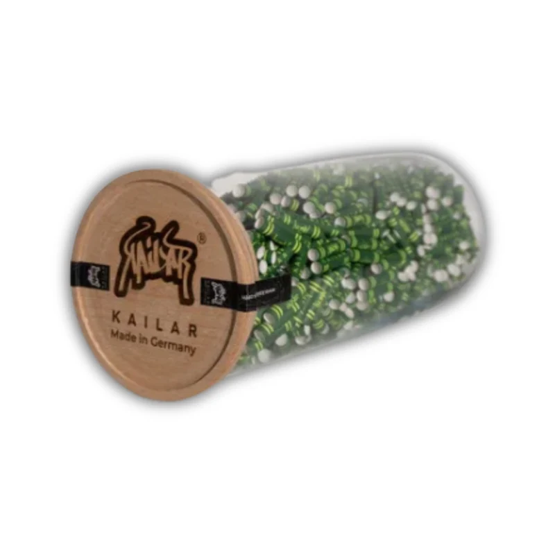 Kailar Cellulose Aktivkohlefilter Slim 6 mm Green – 825 Stück