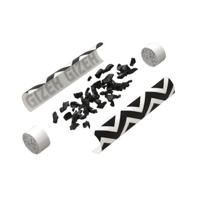 GIZEH ProCell Aktivkohlefilter 6 mm Green Bag - 200 Stück