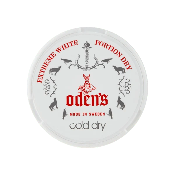 Oden's Extreme Bags - White Cold Dry SNUS (16g)
