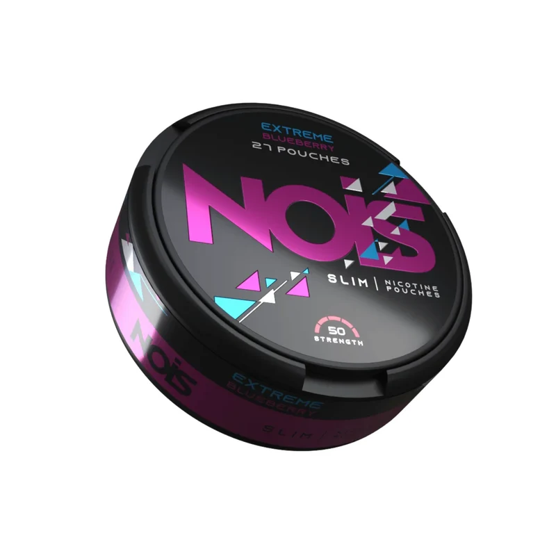 NOIS Extreme Slim Blueberry Nikotin Pouches 50mg/g – 13,5g Dose