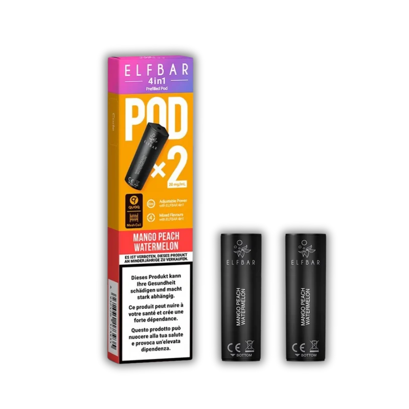 Elf Bar 4in1 Pod (2 x 2ml) Mango Peach Watermelon