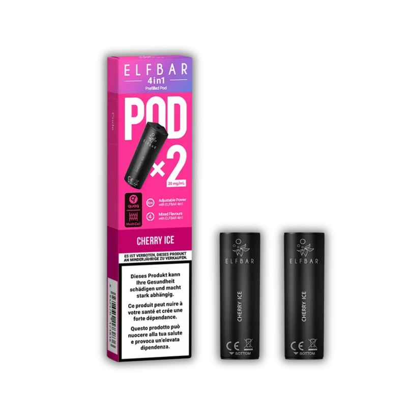 Elf Bar 4in1 Pod Cherry Ice – Liquid Pods 2x 2 ml