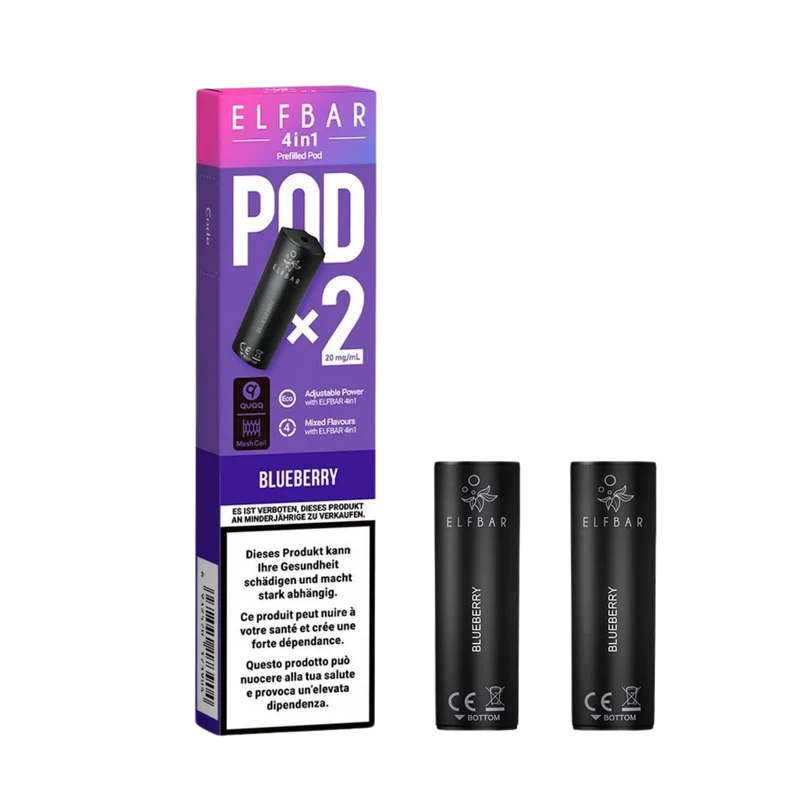 Elf Bar 4in1 Pod Blueberry – Liquid Pods 2x 2 ml