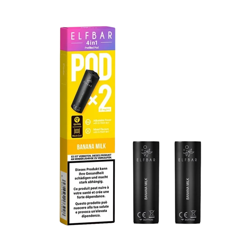 Elf Bar 4in1 Pod Banana Milk – Liquid Pods 2x 2 ml