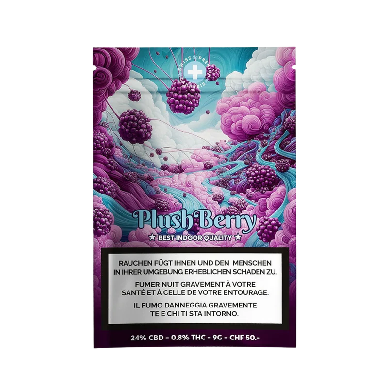 High Level Genetics Plush Berry - Indoor CBD Blüten 9g