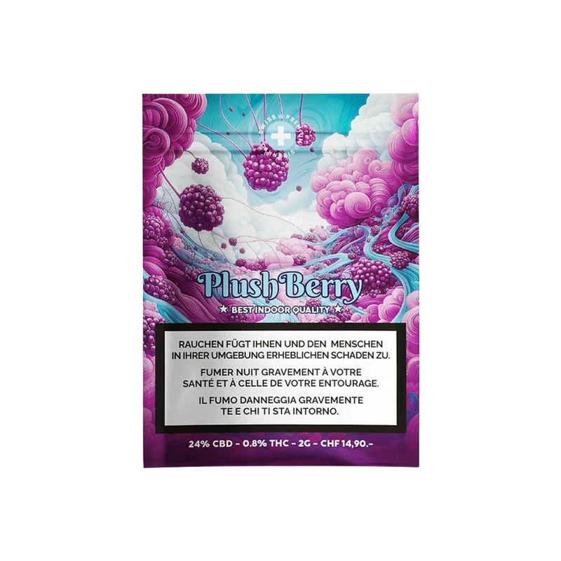 High Level Genetics Plush Berry - Indoor CBD Blüten 2g