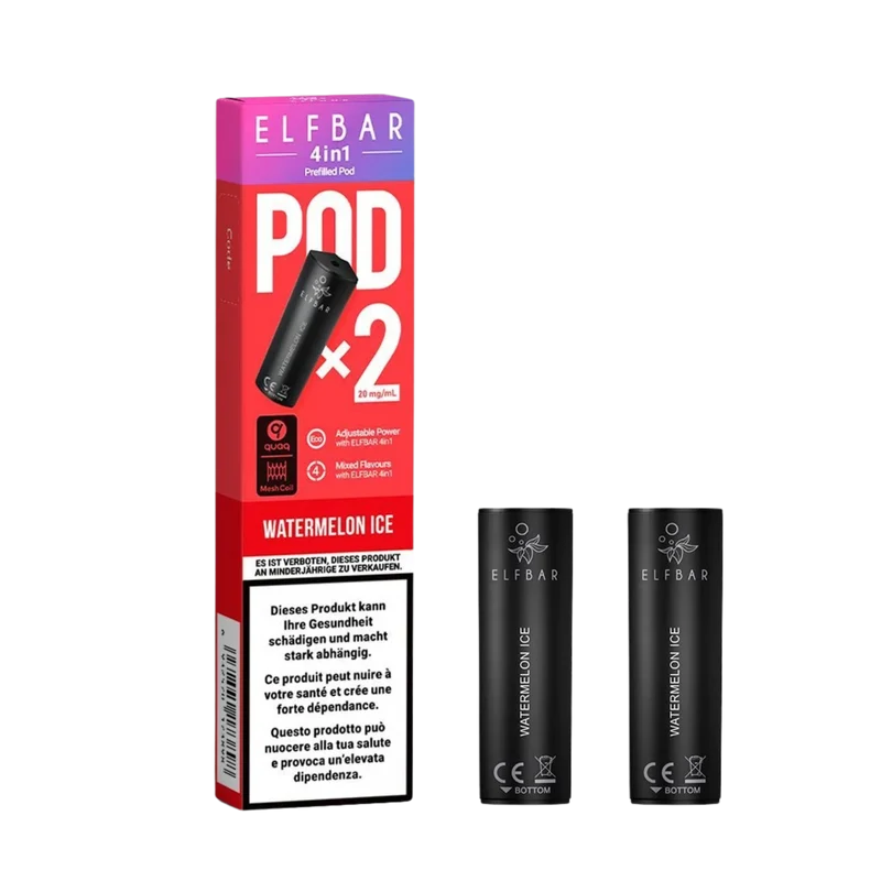 Elf Bar 4in1 Pod Watermelon Ice – Liquid Pods 2x 2 ml