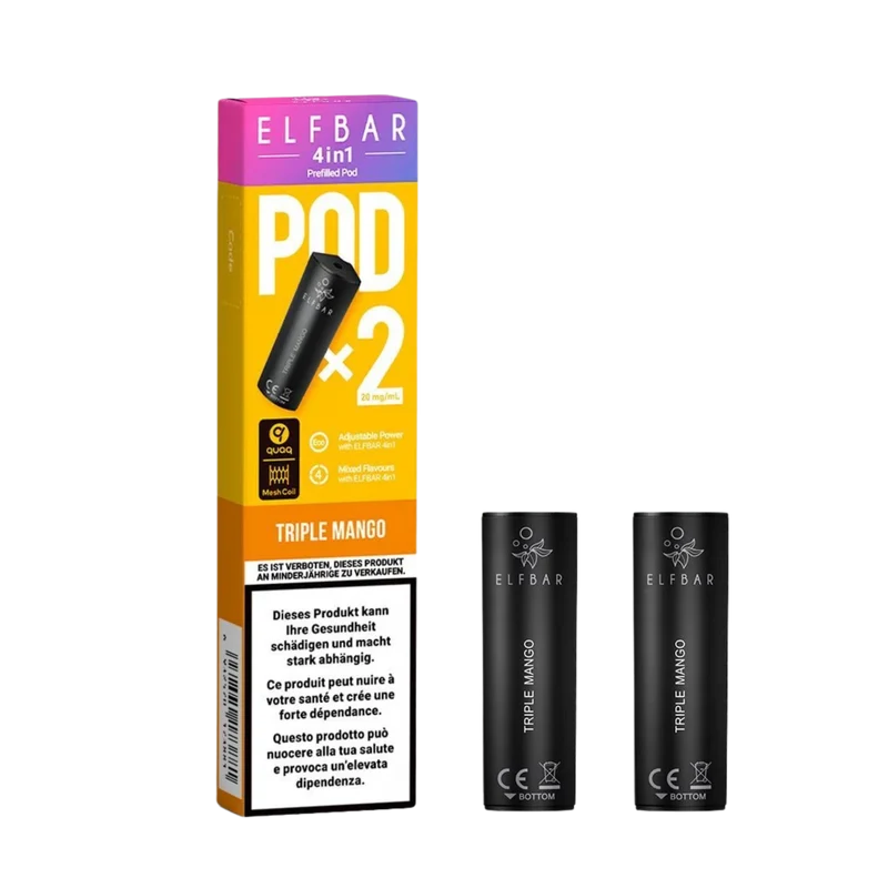 Elf Bar 4in1 Pod Triple Mango – Liquid Pods 2x 2 ml