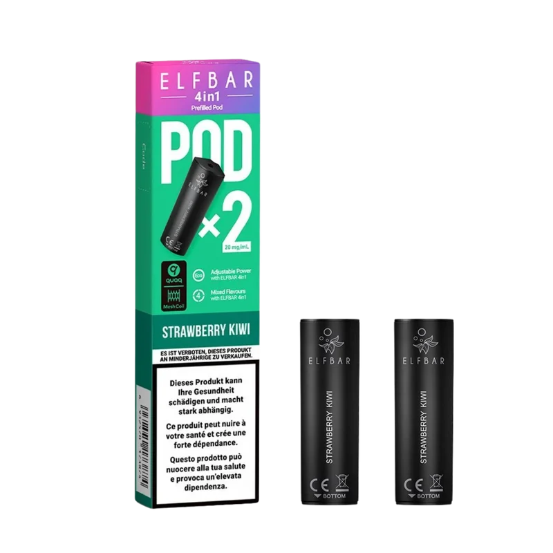Elf Bar 4in1 Pod Strawberry Kiwi – Liquid Pods 2x 2 ml