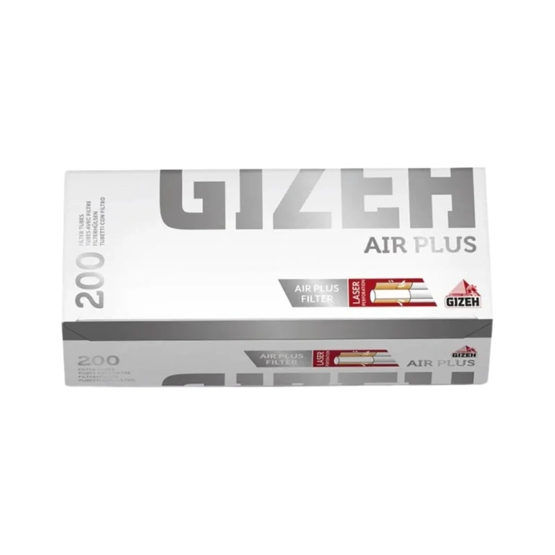 GIZEH Air Plus Zigarettenhülsen laserperforiert – 200 Stück