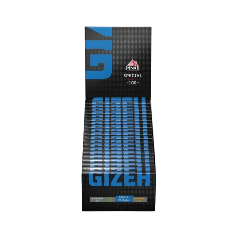 GIZEH Special Black Papers – Display, 20 Hefte à 100 Blatt