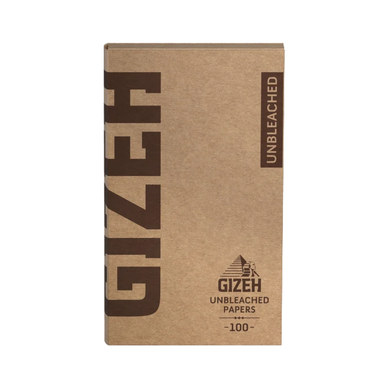 GIZEH DW Extra Fine Unbleached Papers – Display, 20 Hefte à 100 Blatt