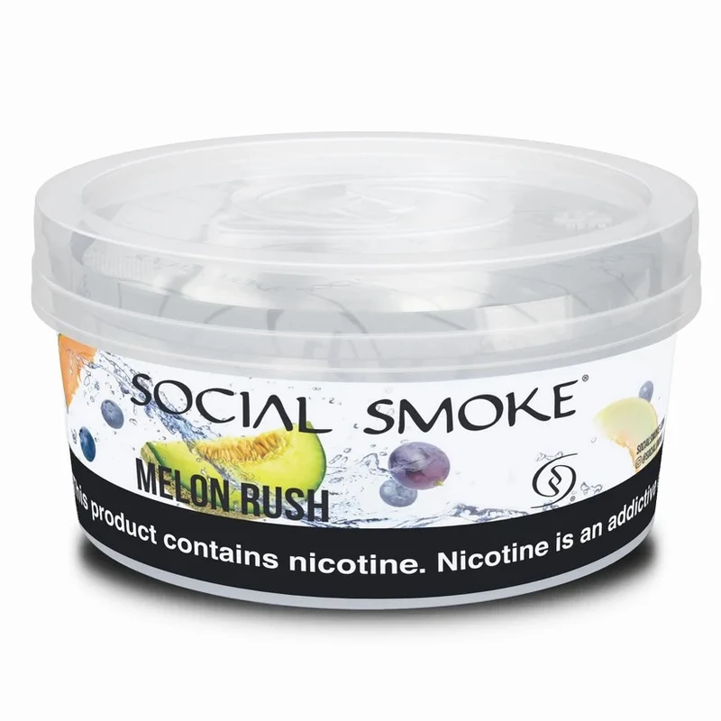 Wasserpfeifentabak Social Smoke Melon Rush 1kg