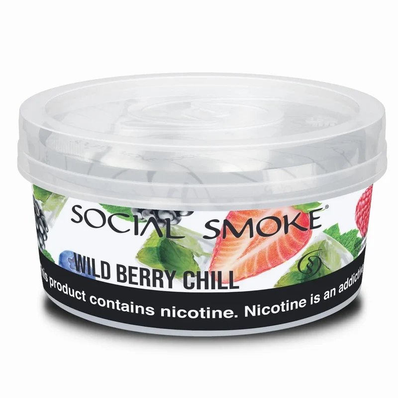 Wasserpfeifentabak Social Smoke Wild Berry Chill 1kg