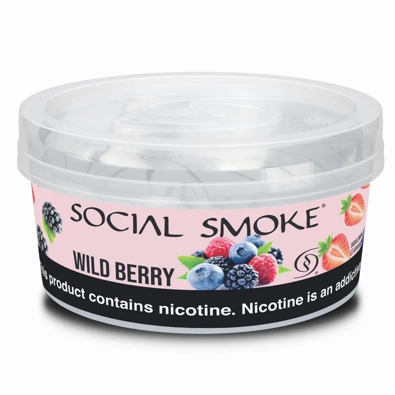 Wasserpfeifentabak Social Smoke Wild Berry 1kg