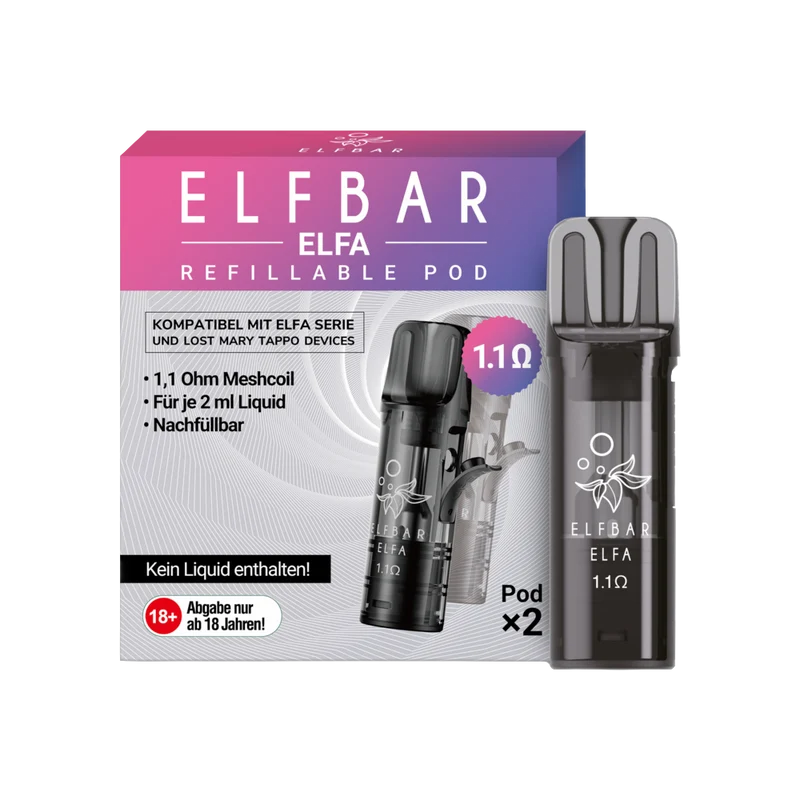 ELFA - Refillable Pods (Kompatibel mit ELFA & Tappo Basisgerät)