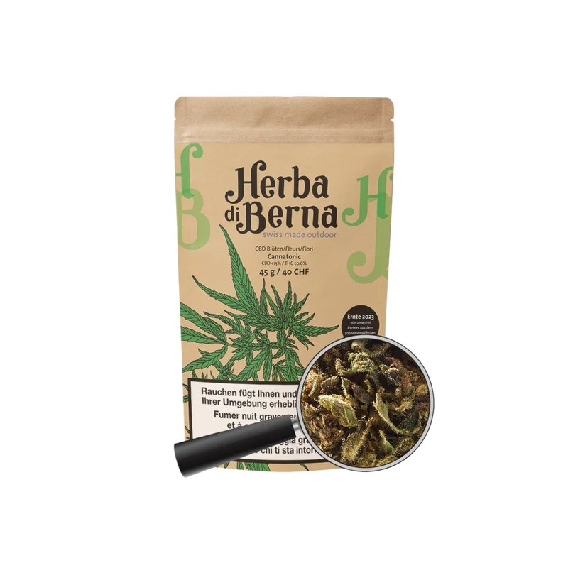 Herba di Berna Cannatonic – Outdoor CBD Blüten, 40g