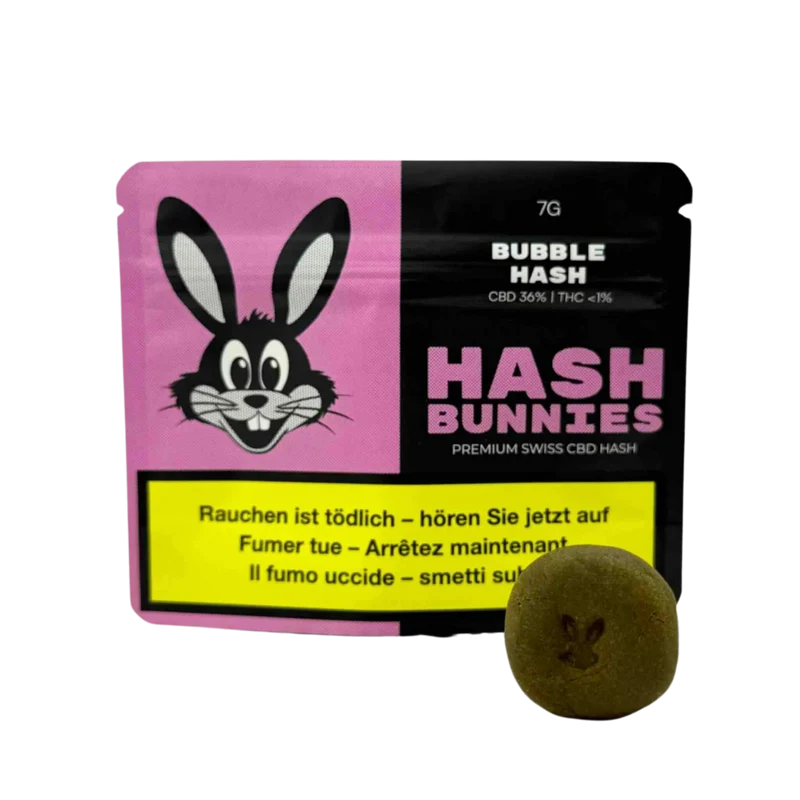 Hash Bunnies Bubble Hash – Swiss CBD Hash 7 g