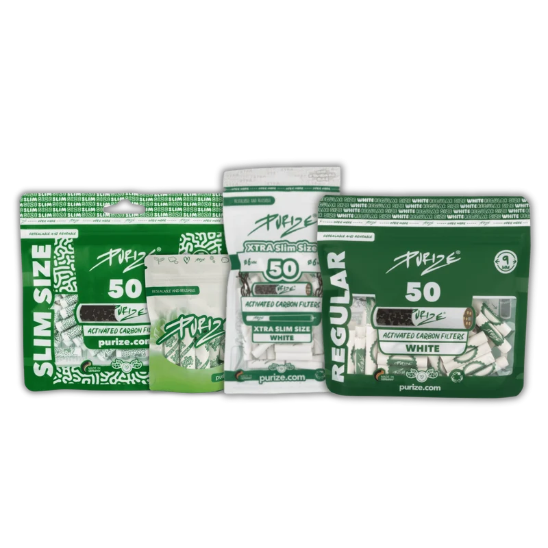PURIZE Aktivkohlefilter Bundle (Mix-Set)