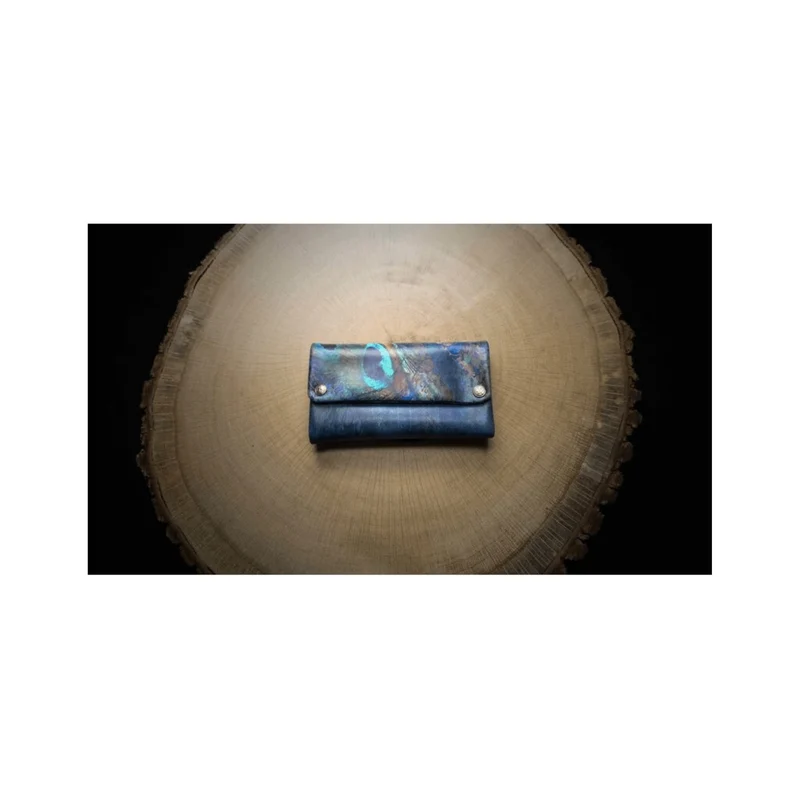 Kavatza Tabaktasche Peacock – Kunstleder Blau