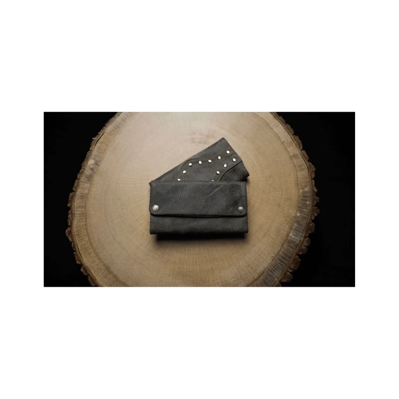 Kavatza Tabaktasche Wild Thing – Kuhleder Grau/Braun