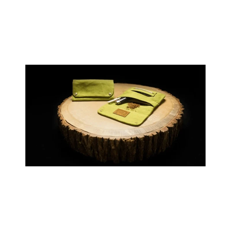 Kavatza Tabaktasche Hemp – Hanfstoff Lime Green