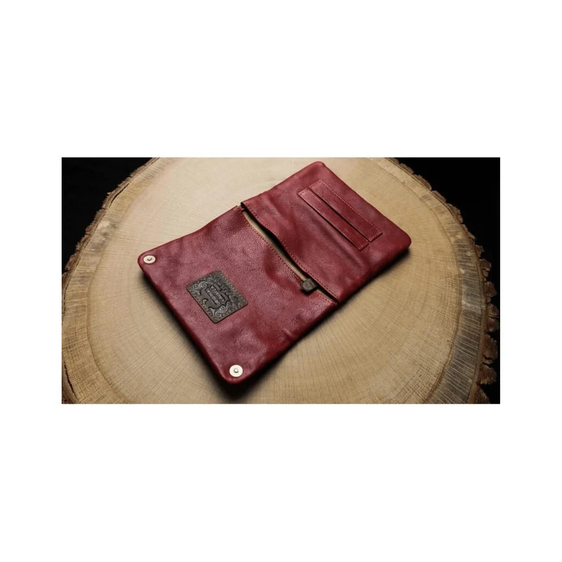 Kavatza Tabaktasche Flamenco – Kuhleder Rot