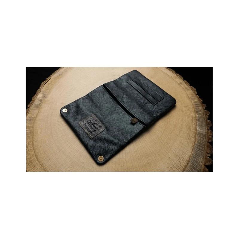 Kavatza Tabaktasche Classic – Leder Schwarz