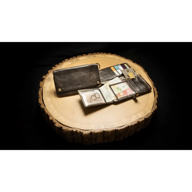 Kavatza Tabak Portemonnaie gross Havana Classic – Rindsleder