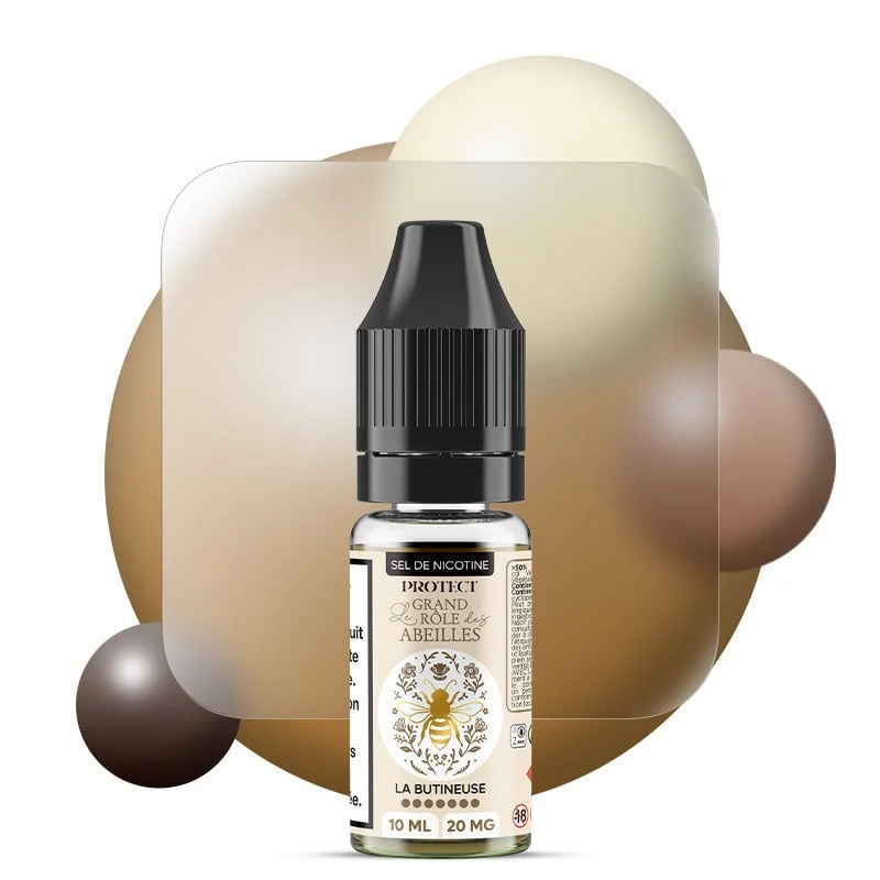 Protect - La Butineuse Nikotinsalz - Le Grand Rôle des Abeilles | 10 ml