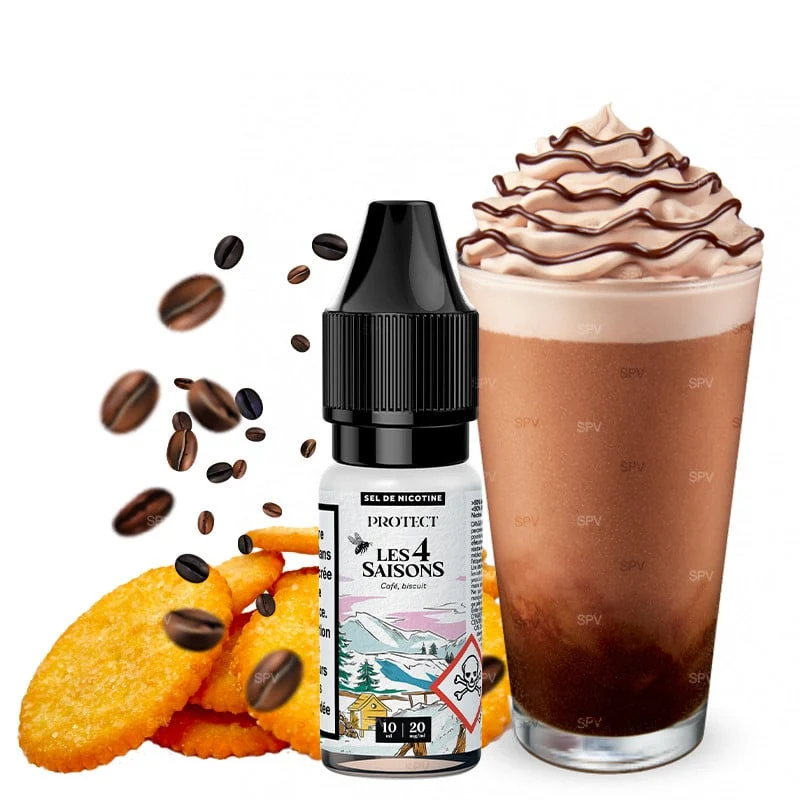 Protect - Kaffee Biskuit Nikotinsalz - Les 4 Saisons Winter | 10 ml
